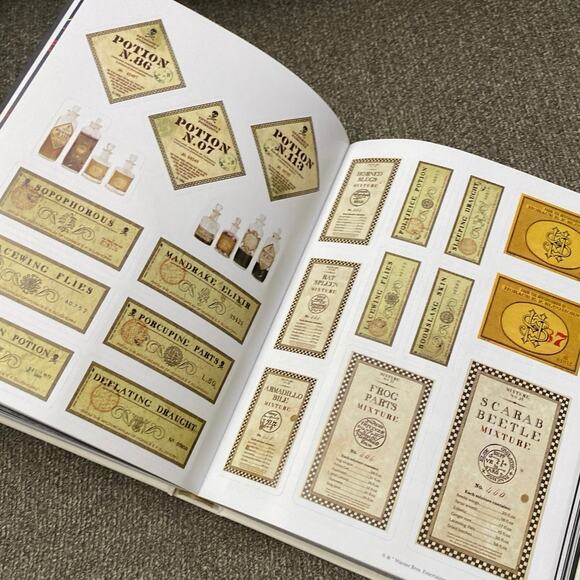 Harry Potter World of Stickers Hardback Book Hardcover Art From Wizarding World - Picture 12 of 14